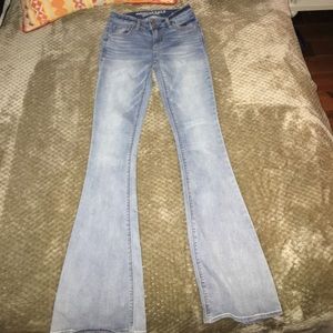 American Eagle Light Wash Flare Jeans